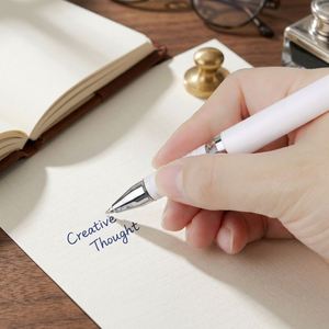 High-End Business Signature <b>White</b> Fashionable 0.5Mm Gel <b>Pen</b> With Custom Logo - Product Image 6