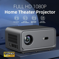 Projecteur intelligent pour cinéma maison Full HD 1080P 1000 ANSI Lumen, système Android 14, compatible 3D, stéréo HIFI, mini LED portable