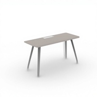 Bureau de travail extensible en bois élégant et personnalisable, design moderne durable, assemblage facile, hauteur réglable pour le bureau à domicile