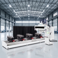 Centre d'usinage CNC professionnel pour le travail du bois, centre d'usinage CNC 5 axes, machine à tenons et mortaises CNC pour meubles d'extérieur