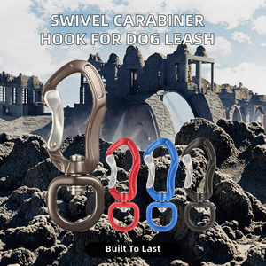 Excelente Gancho Mosquetón Giratorio para Correa de Perro, Acabado en Aluminio Oxidado de Aviación, Modelo EH1350C+A/B/C/D, ¡Gran Oferta! - Product Image 2