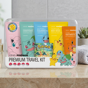 Set de Artículos de Aseo de Viaje para Niños Pokemoned LG, Cepillo de Dientes, Pasta Dental, Champú, Gel de Ducha, Kit de Higiene Portátil, Distribuidor - Product Image 3