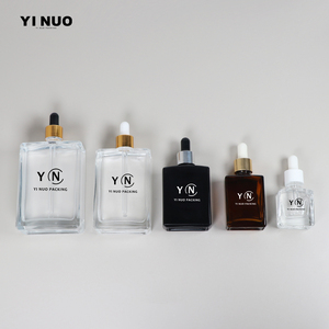 Botellas cuadradas planas de 15ml, 30ml, 50ml, 100ml, 150ml, con cuentagotas, botella de suero Rectangular para suero, aceite esencial para Barba Oll con caja - Product Image 2