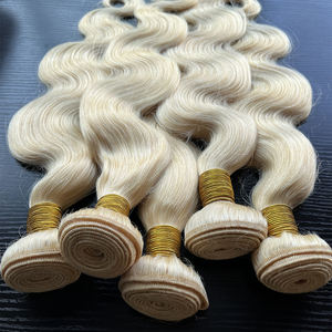 Bellishe Body Wave <span class=keywords><strong>613</strong></span> Blonde Vente en Gros Extension de Cheveux Humains Indien Double Dessiné Vison Malaisien Paquets de Cheveux Humains Bruts - Product Image 3