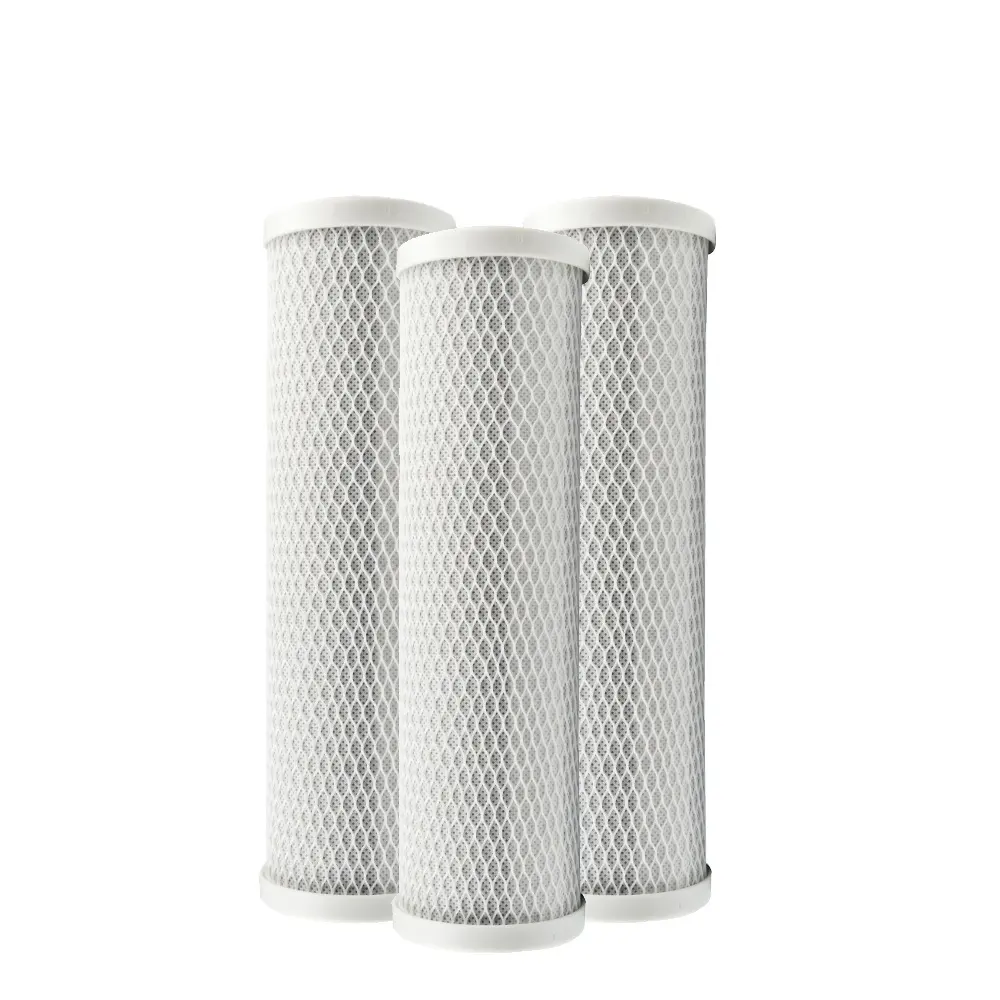 Coconut Shell Sintered 10" CTO Activated Carbon Block Water Purifier Filters Cartridge CTO Filter