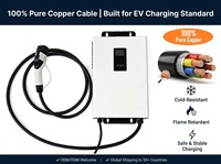 Chargeur rapide DC compact 7 kW pour véhicules électriques, machine de charge rapide à haute efficacité pour centres commerciaux et parkings commerciaux