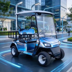 Voiturette de golf électrique 2 places ZOWN Smooth Riding avec système d'amortisseurs et cabine confortable pour les déplacements en club de golf - Product Image 1