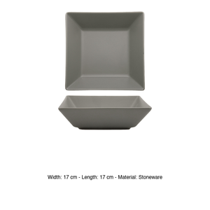 บอสตัน / โตเกียว จานลึก 17 × 17 ซม. สโตนแวร์สีเทาด้าน M1934 - Product Image 3