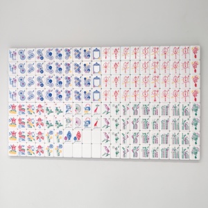 Set di Mahjong Americano di Lusso Verde Smeraldo con Tessere Personalizzate Incise a Forma di Pesce Koi e Joker Fantasioso, Gioco da Tavolo Premium di Design - Product Image 6