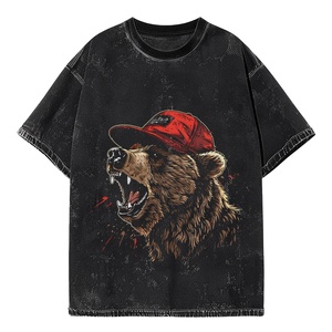 T-shirts unisexes pour hommes, surdimensionnés, 100% coton, imprimé graphique, manches courtes, col rond, lavés, respirants, streetwear - Product Image 5