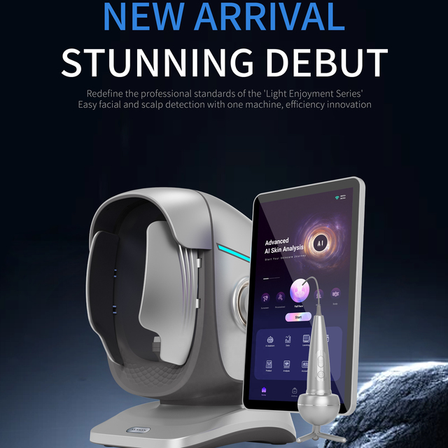3D Intelligence Facial Skin Analyzer System Scanner Report Skin Detection Digital Facial Skin Analyzer Machine