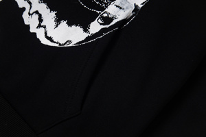 เสื้อสเวตเชิ้ตผ้าฟลีซมีฮู้ดของผู้ชายเสื้อกีฬาผ้าคอตตอนฟลีซทรงหลวมสำหรับ100% - Product Image 3