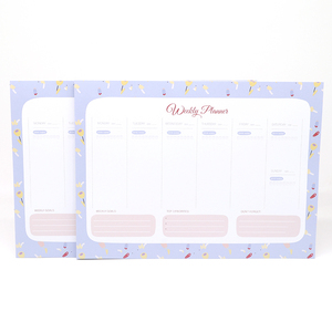 Venta al por mayor A4 A5 A6 hoja de rasgar semanal diario personalizado lista de tareas pendientes escritorio Bloc de notas planificador personalizado Bloc de notas - Product Image 6