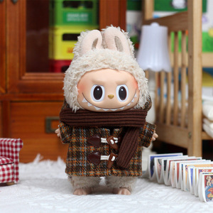 Labyrinth <b>Doll</b> Clothes Hooded Horn Coat With Scarf For 8 13 Years Unisex Vinyl <b>Doll</b> Outfit Zhejiang Made - Product Image 3