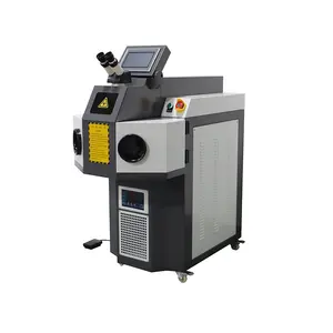 200W build in water chiller YAG jewelry laser welding machine for gold silver and other small metal parts welding and repair