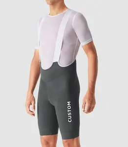 Spexcel Neue Luxus Grau Pro Team II Leistung Bib Shorts Race Fit Radfahren Bottom Mit Alle Neue Design Italien Hohe dichte Pad