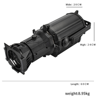 Produits d'entrepôt américains SHEHDS LED 250W Leko RGBW Stage Profile Ellipsoïdal Spot Theater Lights