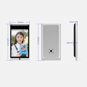 8 Inch Touch Screen Dynamic Face Recognition <b>Card</b> Employee Time Attendance Device <b>Access</b> <b>Control</b> - Product Image 3