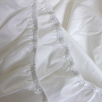 Parure de lit en satin 100 % coton écologique 800 fils, couleur unie, tissée, 4 pièces, personnalisable, de qualité supérieure, pour la maison et l'hôtellerie