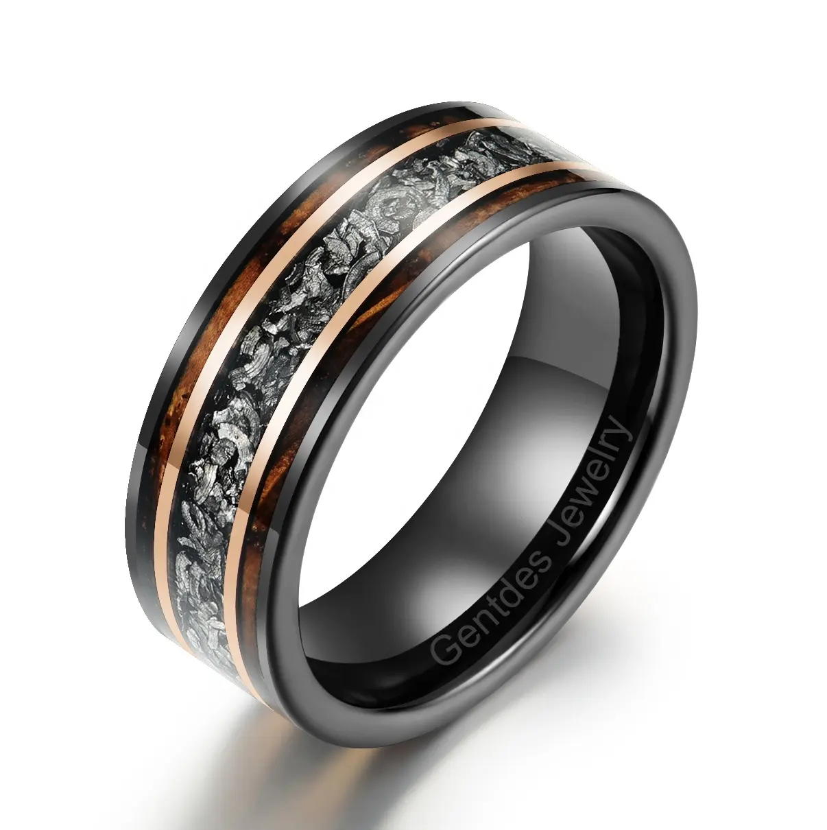 black wedding rings