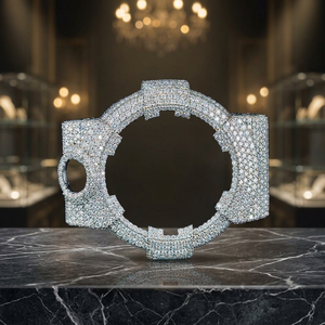 Bisel de Reloj de Diamantes de Lujo Personalizado, Bisel de Reloj Estilo Hip Hop con Incrustaciones de Diamantes, Proveedor Mayorista - Product Image 1