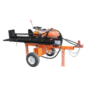 Venta caliente 40Ton bomba hidráulica eléctrica cinética horizontal de madera de fuego procesador vertical diesel con log lift logsplitter - Product Image 1