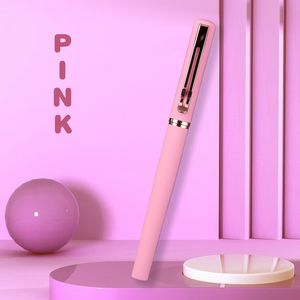 Penna Stilografica Metallica YIREN con Logo Personalizzato, Clip Dorata e Pennino EF, Correzione del Fusto per Forniture Scolastiche e da Ufficio - Product Image 3