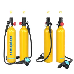DEDEPU — cylindre d'air haute pression, pompe à Air, réservoir de plongée, ensemble d'adaptateur, bouteille d'oxygène, respirateur de plongée