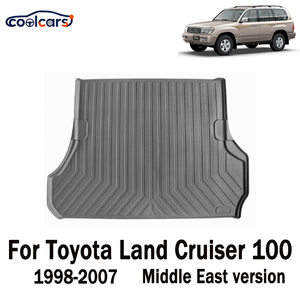 מחצלת תא מטען מלאה LC100 לטויוטה לנד קרוזר <span class=keywords><strong>100</strong></span> 1998-2007 <span class=keywords><strong>TPE</strong></span> בעובי 3.5 מ\"מ לכל מזג אוויר, עמידה, עמידה במים, נגד החלקה - Product Image 1