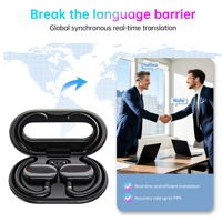 Auriculares Intrauditivos Inalámbricos con Bluetooth 5.4, Pantalla Digital, Larga Duración, Sin Cancelación de Ruido, Auriculares TWS