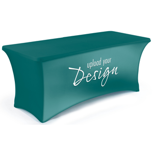 Nappe de table extensible imprimée de 6 pieds et 8 pieds, nappe de table sur mesure pour stand d'exposition - Product Image 6