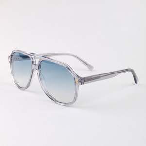 Lunettes de soleil surdimensionnées pilote en acétate à double pont UV400, monture large, personnalisables avec logo, pour hommes et femmes, collection mode 2025 - Product Image 1