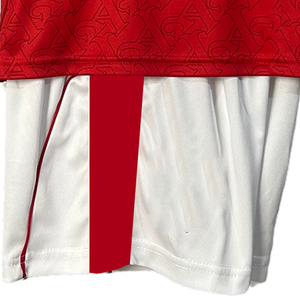 Hochwertiges Retro-Fußballtrikot-Set Custom Top Style Plain Uniform Stripe Mit Spanien Team für Herbst training High Logo - Product Image 6