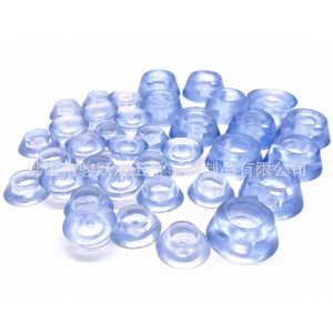 Transparent Rubber Leg Protection <b>Pad</b> 18mm Diameter 7mm Height Non Slip Anti <b>Scratch</b> Furniture Foot Cushion - Product Image 4
