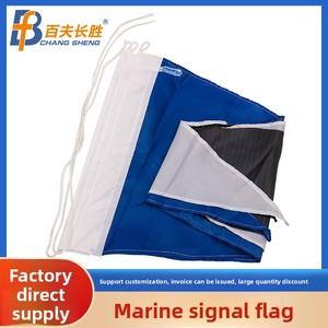 Señales de Bandera Internacionales Náuticas Marinas, Juego de 40 Banderas de <span class=keywords><strong>Mano</strong></span>, Banderas N.° 2, 3, 4, Pilotoaje Marítimo, Señalización Internacional - Product Image 3