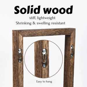 Shunlei – etagères en bois OEM, étagères flottantes en bois rustique, étagères murales carrées en bois - Product Image 2