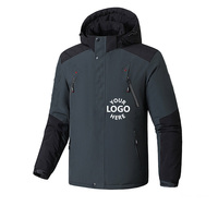 Custom Outdoor Fleece Jassen Winddichte Windjack Softshell Jas Heren Wandelkleding
