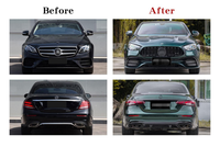 Kit carrosserie large pour lifting complet de la Mercedes Classe E W213 16-20, mise à niveau au style E63S AMG 2023 avec phares, feux arrière, ailes et capot