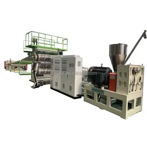 Plastic ABS PC PMMA GPPS PP PE Sheet Extrusion Making Machine