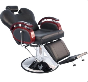 Sillón de Barbería para Hombre, Plegable y con Altura Ajustable, Diseñado para Uso Retro en Salón de Belleza - Product Image 3
