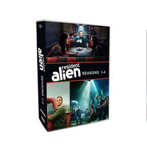 Resident Alien Personalizado, Temporadas 1-4, Región 1/2, 20BD - Lo Último en Películas en DVD y Series de TV, Diseño de Disco de CD de Dibujos Animados - Product Image 1