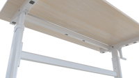 Meilleures ventes - Bureau d'étude multifonction H2 - Design moderne - Bureau de travail réglable en hauteur manuellement - Table d'étude pour étudiants
