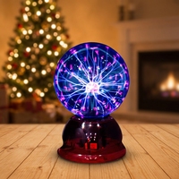 Lampe à plasma à base ABS durable, sensible au toucher du corps humain, aide pédagogique pour la physique, boule à plasma pour cadeau d'anniversaire