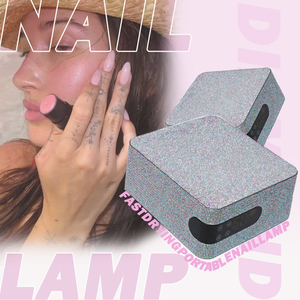 Lampe à ongles UV LED rechargeable avec écran LCD, sans fil, pour le séchage du vernis gel blanc, idéale pour la manucure à domicile - Product Image 1