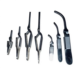 Juego de Pinzas Vasculares Curvas Avanzadas de 8 Piezas para Cirugía Cardiovascular, Instrumentos Quirúrgicos de Precisión Atraumáticos - Product Image 1
