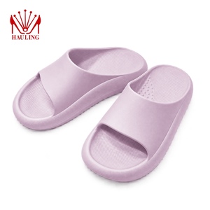 Sandalias de plataforma gruesa de EVA a la moda, chanclas con suela gruesa, logotipo personalizado, amortiguación suave, unisex, para exteriores - Product Image 5