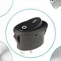 Interrupteur à bascule 12V rond IP65 16A SPDT