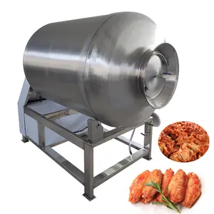 Commercial meat marinating and tenderizing machine vacuum meat tumbler