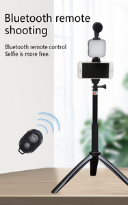 <span class=keywords><strong>Selfie</strong></span> nhiếp ảnh video cầm tay vlog đứng Tripod ổn định <span class=keywords><strong>Kit</strong></span> LED điền ánh sáng Microphone từ xa màn trập điện thoại máy ảnh ghi lại - Product Image 4