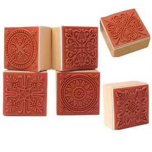 Gỗ Henna Stamp Set với cao su blocks-tùy chỉnh hình dạng f.s.c & s.g.s chứng nhận OEM/ODM chấp nhận - Product Image 2